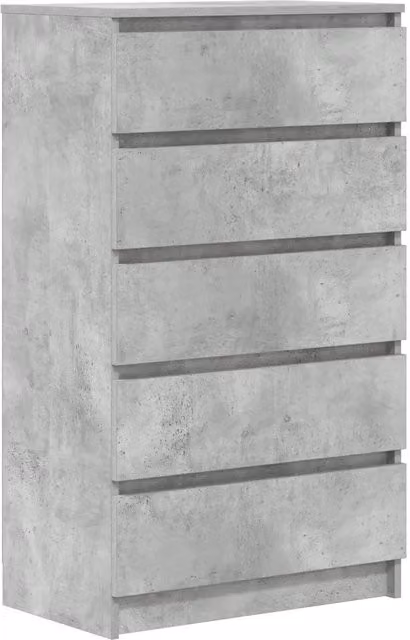 Cassettiera in legno multistrato Grigio Cemento L: 60 cm, P: 36 cm, H: 103 cm CFW5954271