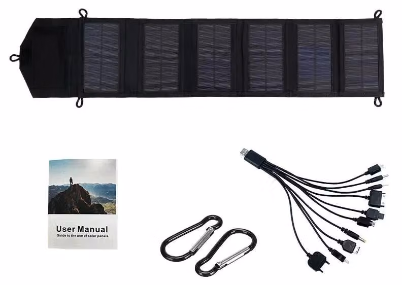Pannello solare portatile, ad alta efficienza, pannello solare a 6 celle