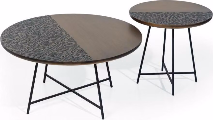 Couchtisch Modern Beistelltisch Designer Wohnzimmertisch Braun Tisch