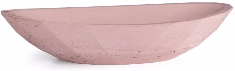 Casa Padrino lavabo rosa 60,9 x 29,7 x H. 11,9 cm - Lavabo in cemento fatto a mano - Accessori bagno - Accessori bagno