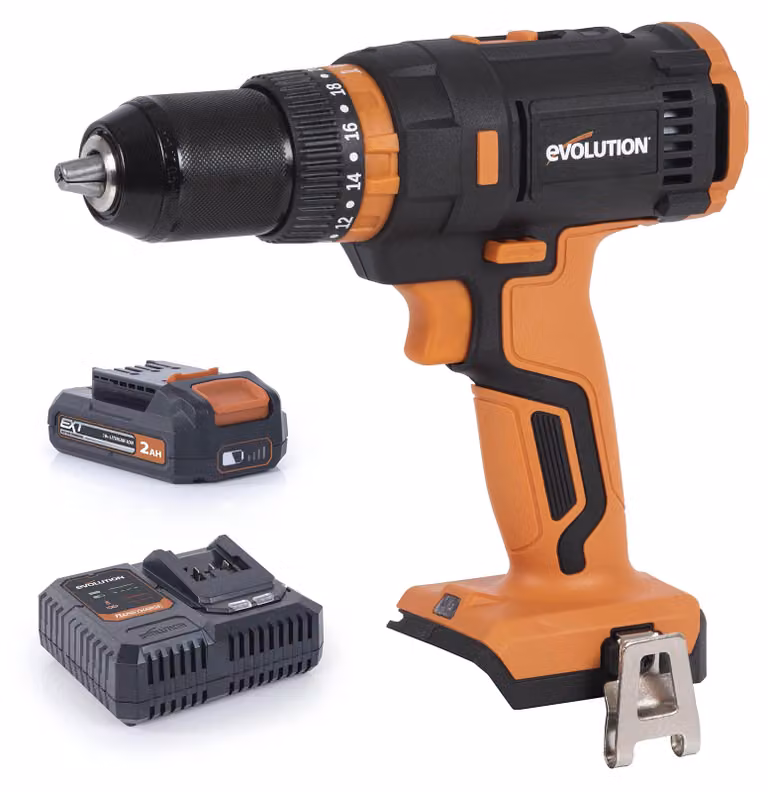 Trapano avvitatore combinato - 18V - Mandrino da 13 mm - Potenza: 650 Watt - Senza fili