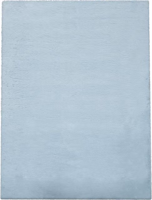 Tappeto quadrato in ecopelliccia Fluffy turchese L/P: 200 x 200 cm