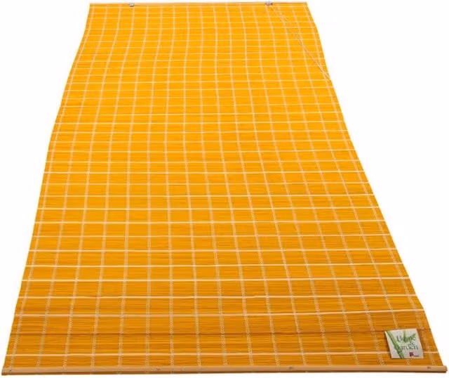 Set di 6 Tende Bambu'120x260 Gialla Naturale