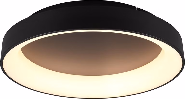 Plafond lampada da soffitto moderna da incasso a LED GIRONA nero Trio 671290132