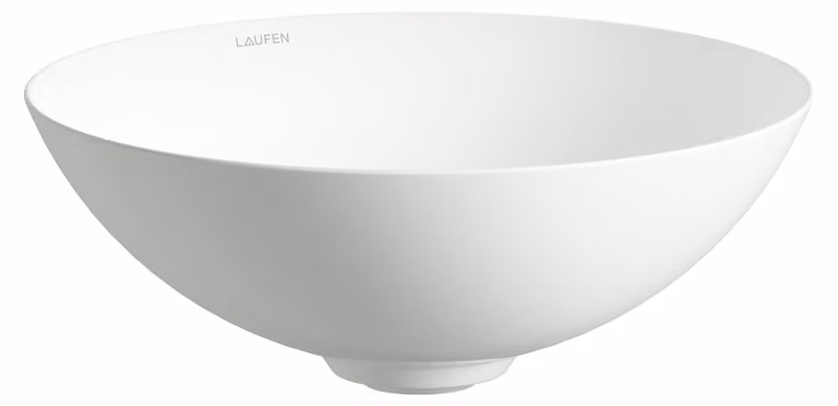 LAUFEN CHARACTERS Cuvette de lavabo, ronde, sans trou pour robinet, sans trop-plein, 360x360x137mm, H512CA20001121, H512CA20001121