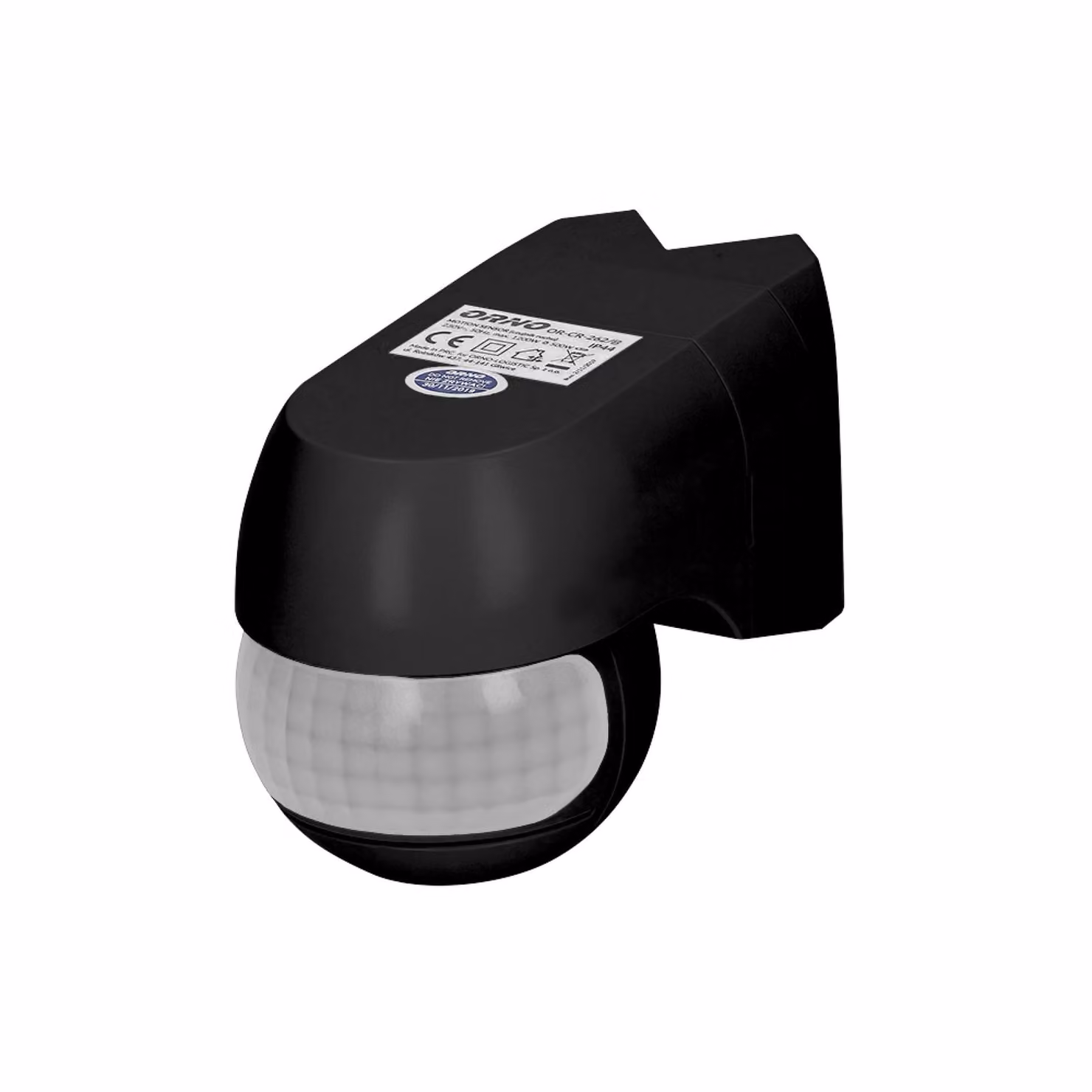 Rilevatore di movimento 220 IP44 1200W 3 tipi di montaggio nero