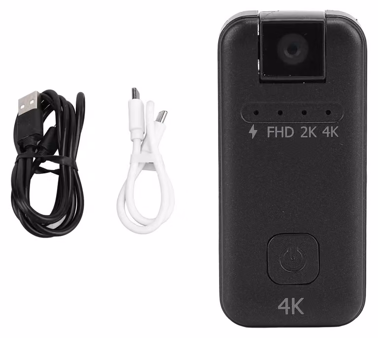 Videocamera da polso 4K, cavo OTG, mini telecamera, ideale per la pesca, il ciclismo, l'escursionismo, lo sport e la corsa