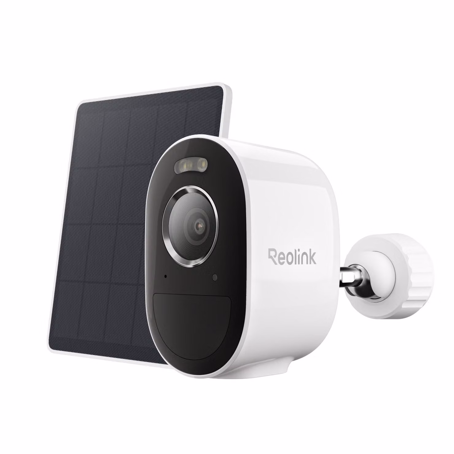 Reolink Argus 3 Pro+ Pannello Solare Lite, Telecamera di sicurezza esterna a batteria 2K+ 5MP, Dual-band 2,4/5GHz, Rilevamento tramite intelligenza artificiale, Faro integrato, Visione notturna a colori, Audio bidirezionale