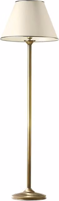Lampada da terra classica ottone ecru E27 15W Jupiter