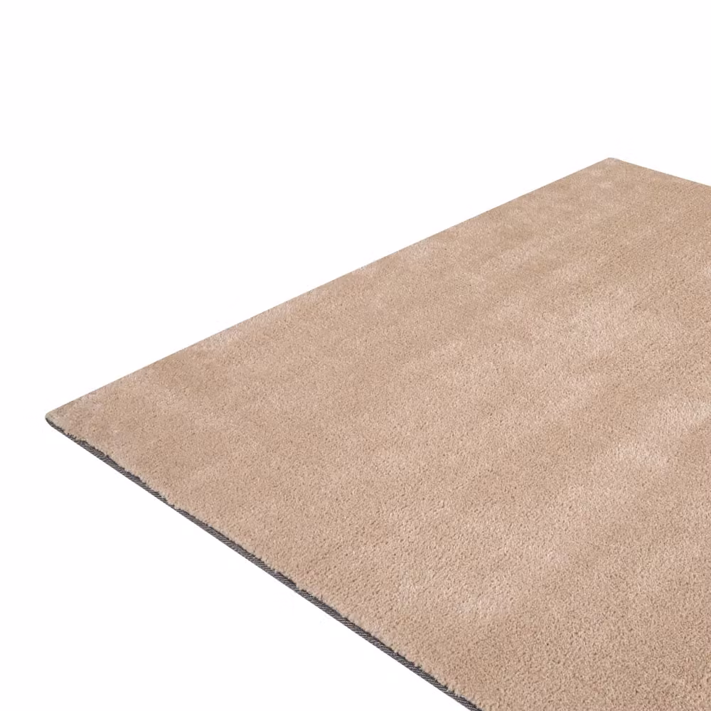 Tappeto Shaggy Beliani beige sabbia L: 300 cm, P: 200 cm, rettangolare moderno a pelo lungo in poliestere antiscivolo – 2