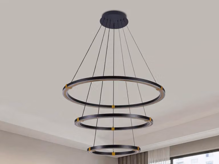 Lampada a sospensione a LED con cavo + telecomando, 235W - J4343/B