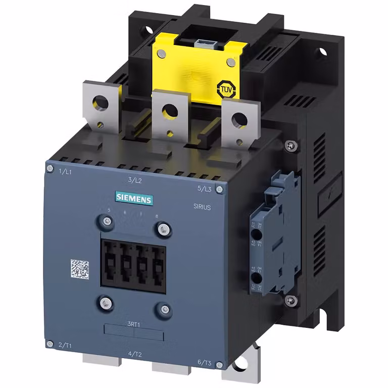 Contattore Siemens, AC-1, 400 A/690 V/40 °C, a 3 poli, AC/DC 200-277 V, F-PLC-IN, 2S+2Ö 3RT14666SP36