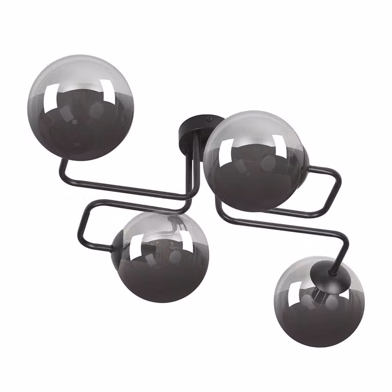 LAMPADA DA SOFFITTO Emibig 4xE14 40W BRENDI 4 BL/GRAFITE 832/4