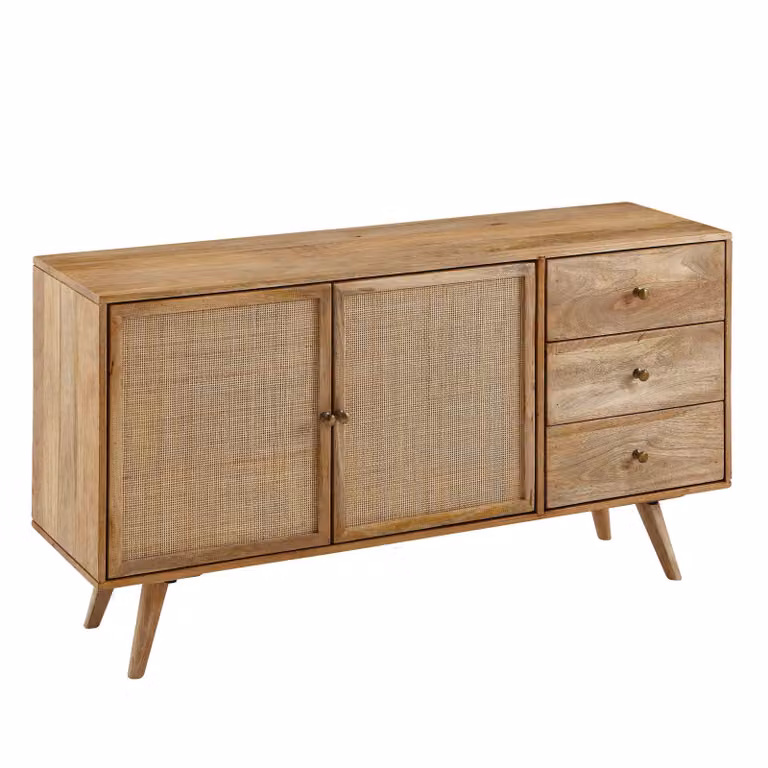 Credenza di design 140x75x40 cm in legno massiccio di mango | Wohnling