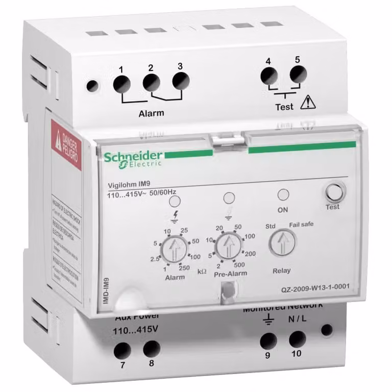 Schneider Electric Vigilohm IM9-OL 110-415 V CA (TN-S/TT/IT) IMD-IM9-OL