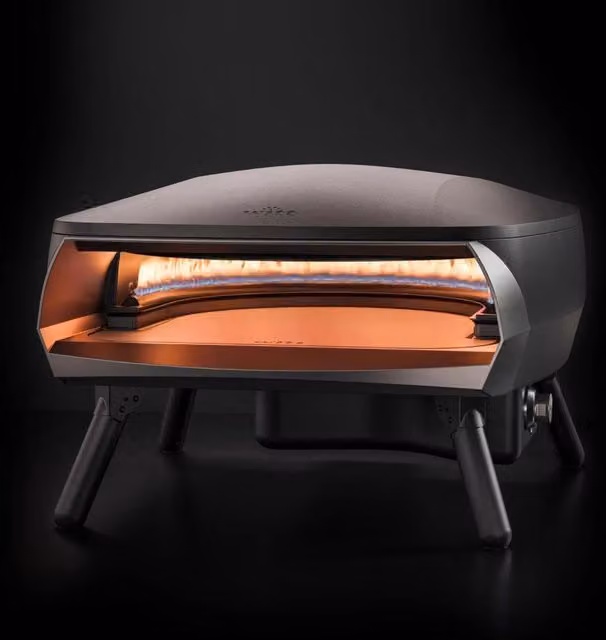 Forno Pizza a Gas Witt ETNA FERMO Nero in Acciaio e Alluminio con Carrello con Ruote