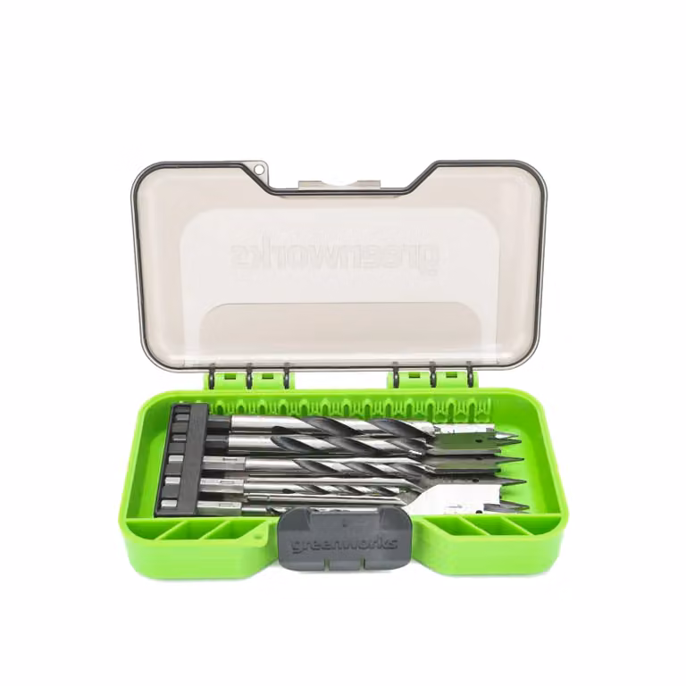 Greenworks Set punte da trapano 11 pezzi per legno