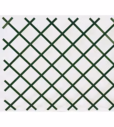 Verdemax Traliccio Estensibile PVC - Verde - 1x1 m