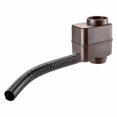 KADAX Collettore di acqua piovana per giardino, barile per pioggia facile da montare, ladro di pioggia in plastica (moka)