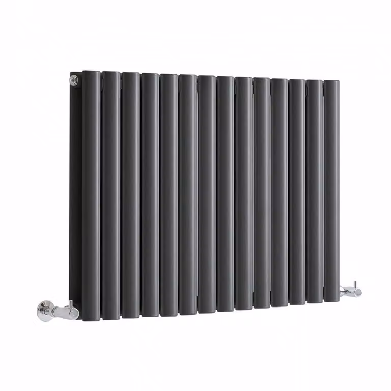 Radiatore di Design Orizzontale (Pannello Doppio) - 595mm x 826mm - Antracite - Sterling Quinn by Hudson Reed