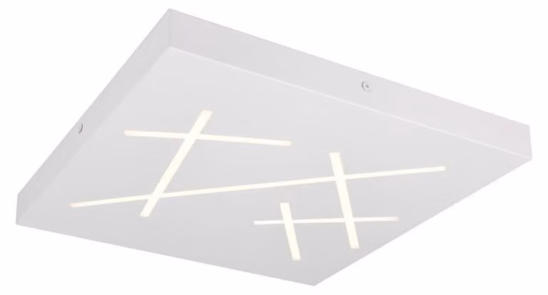 Trio 630810131 Snip Lampada da soffitto a LED 24W dimmerabile Bianco opaco CCT colore della luce regolabile