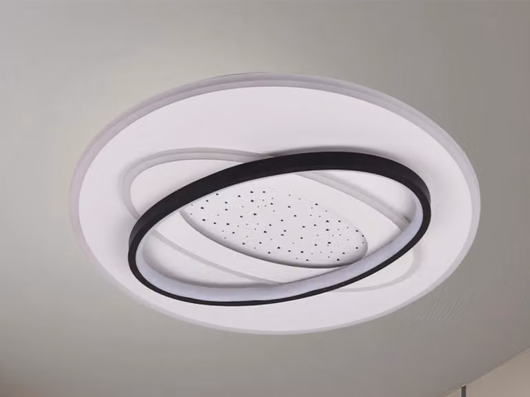 Lampada a soffitto LED con telecomando, 90W - J1359/W