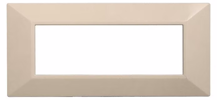 ETTROIT AN90609 Placca Piramide 6P Colore Sabbia Compatibile Con Bticino Axolute