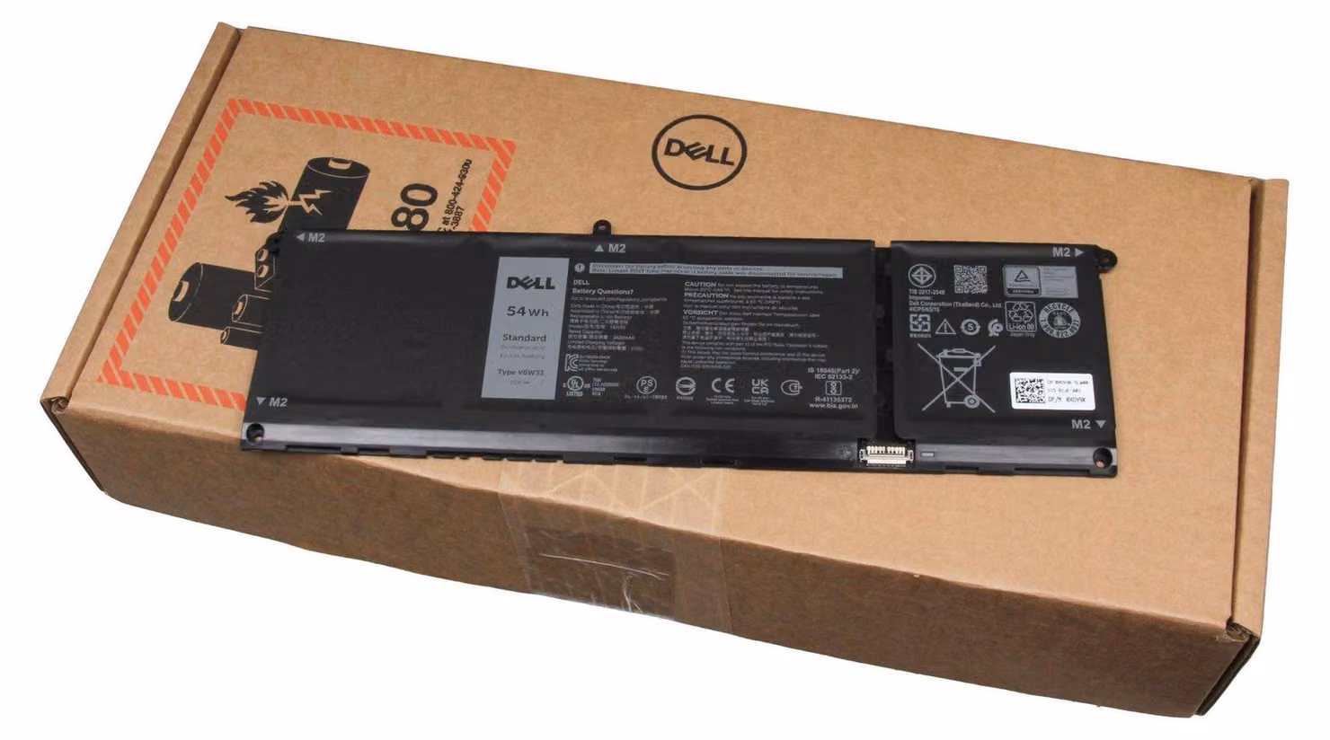 Batteria Dell CFD72, 54Wh, originale, a 4 celle - Batterie - 3.420 mAh