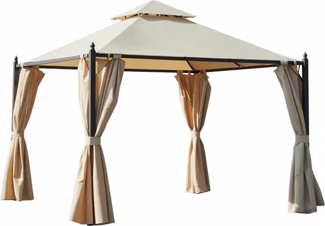 Gazebo da Giardino 3x3m ¨C Minimal ¨C Beige