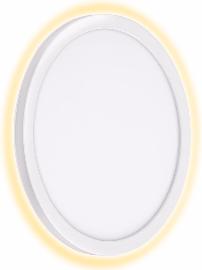 Lampada da parete per esterni a LED IP44 4000K 15W Ø28cm bianca Telefunken