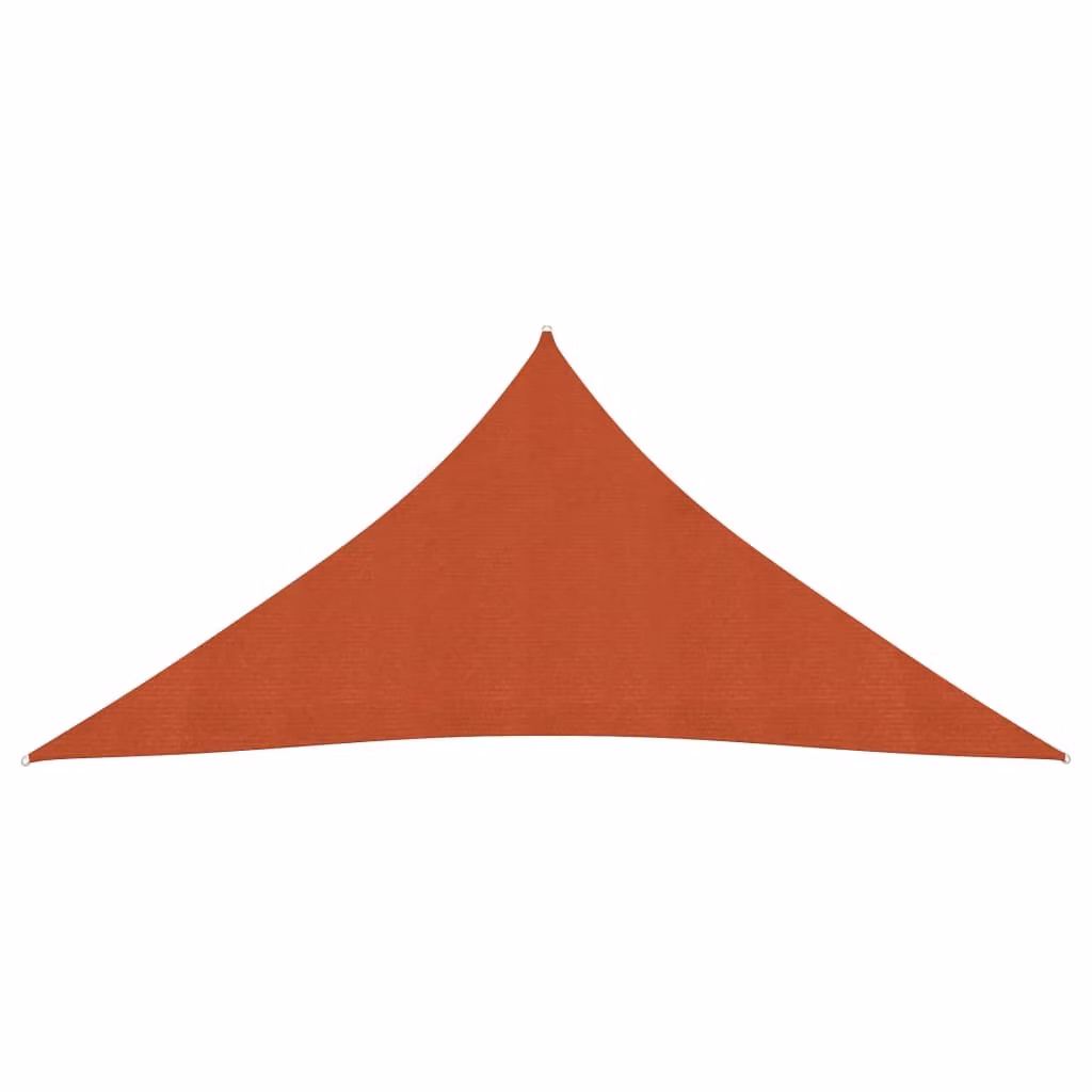 Living Store, telo ombreggiante, 160 g/m², colore terracotta, dimensioni 4,5 x 4,5 x 4,5 m, materiale: HDPE