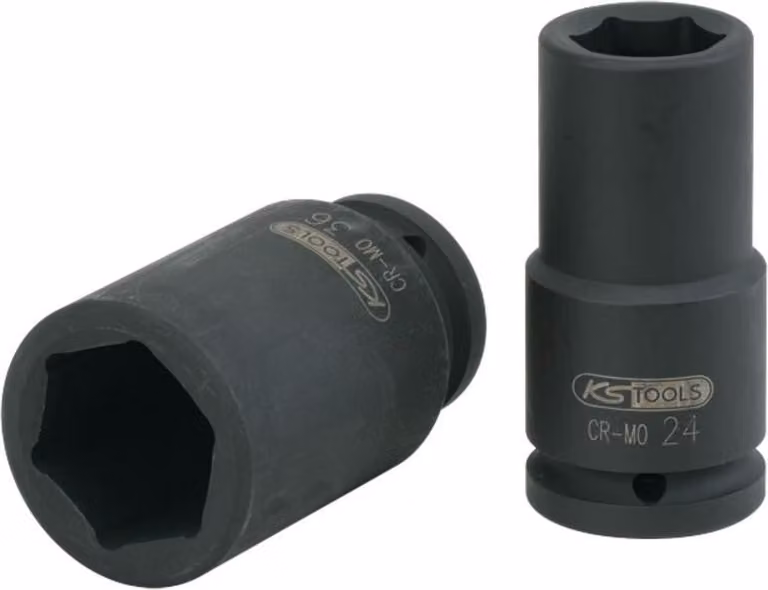 KS Tools Presa elettrica esagonale da 3/4", lunga, 32 mm