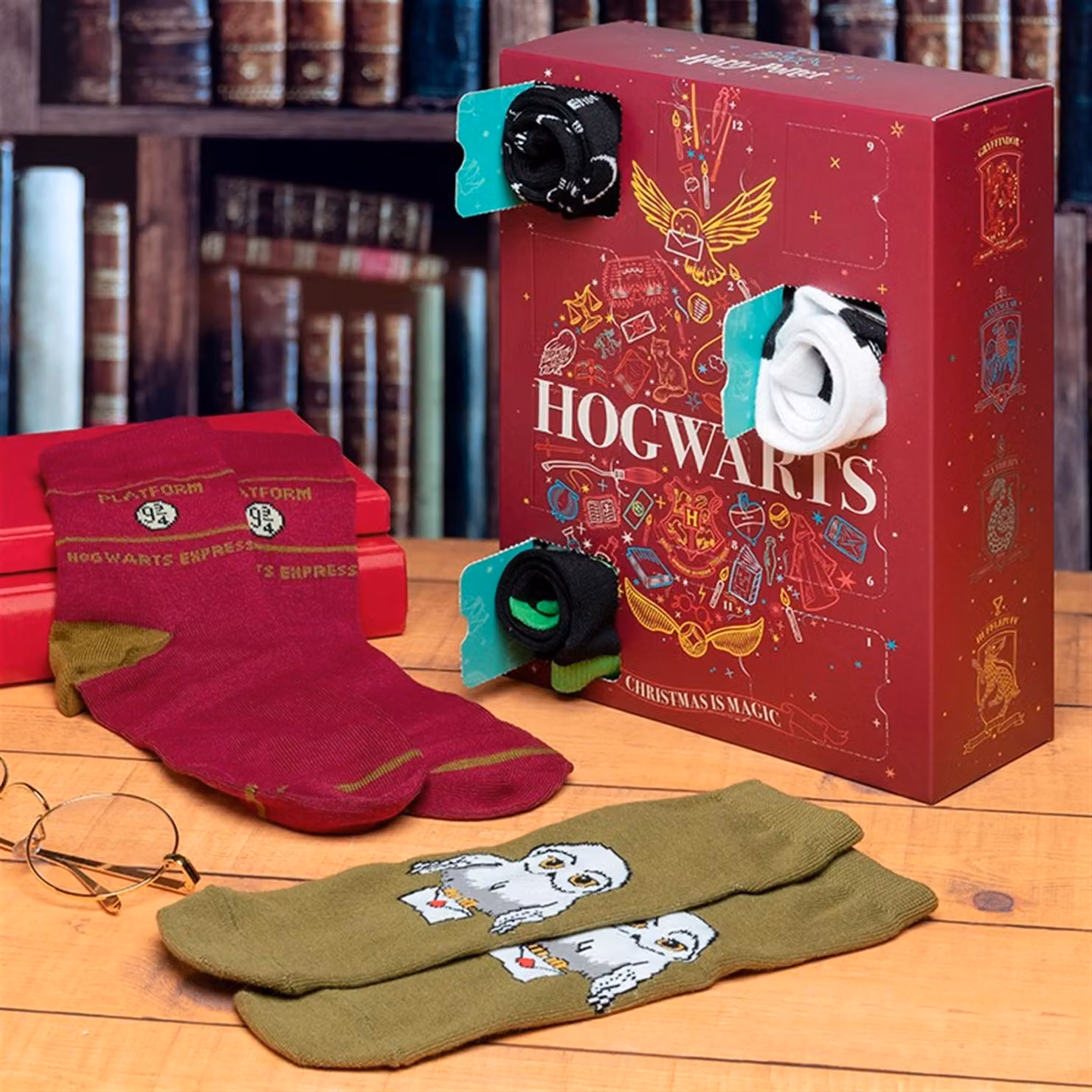 Calendario dell'Avvento harry potter calze 2021