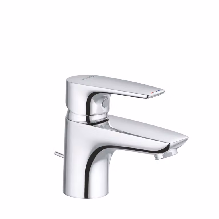Miscelatore monocomando Kludi Pure&Solid WT 60 DN15 con set di scarico, 1 pz.