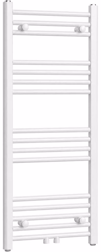 Radiatore da bagno Benito - attacco centrale da 50 mm / laterale - 343 W - bianco lucido - 1000x450 mm