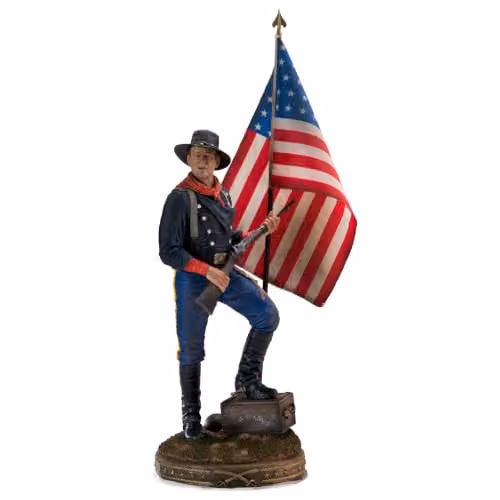 Infinite Statue John Wayne Civil War 1863 statua in resina scala 1/6
