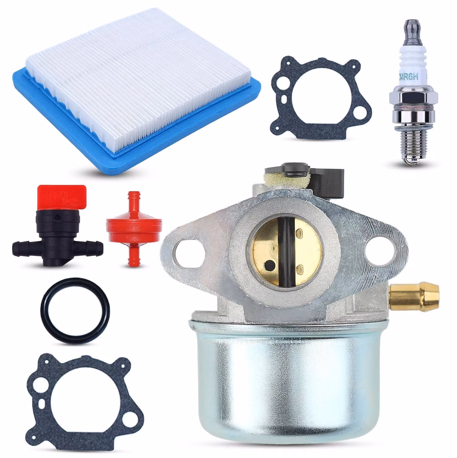 Set di carburatori per tosaerba con motore Briggs & Stratton