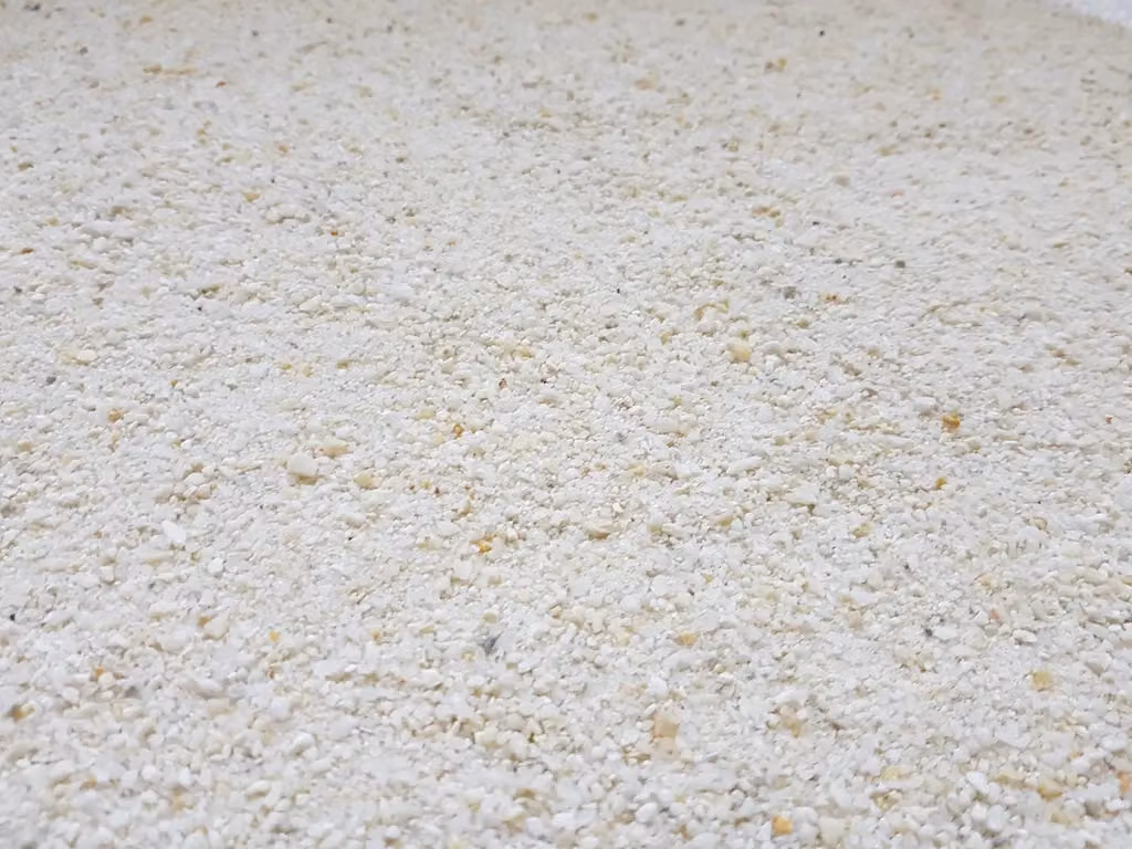Sabbia bianca di spiaggia, lavata, granulometria 0-2 mm, confezione da 12,5 kg