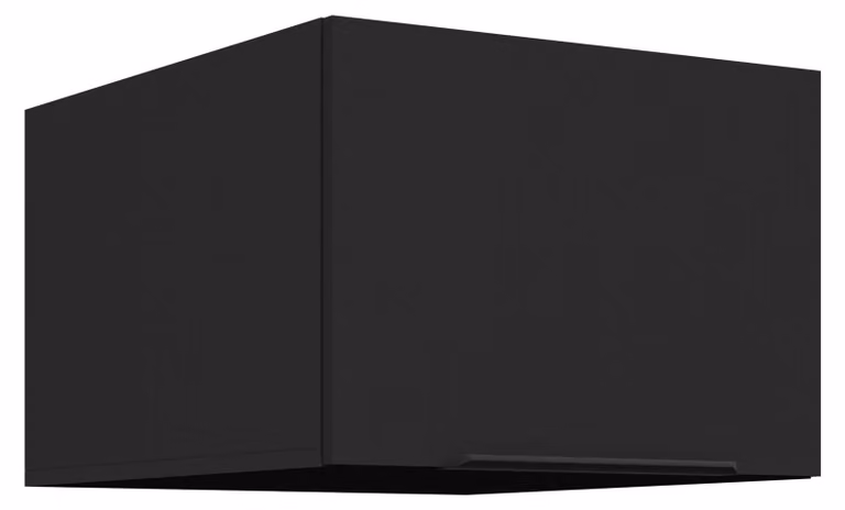 Credenza alta da 50 cm SIENA Nero Angolo cottura Blocco cucina Cucina