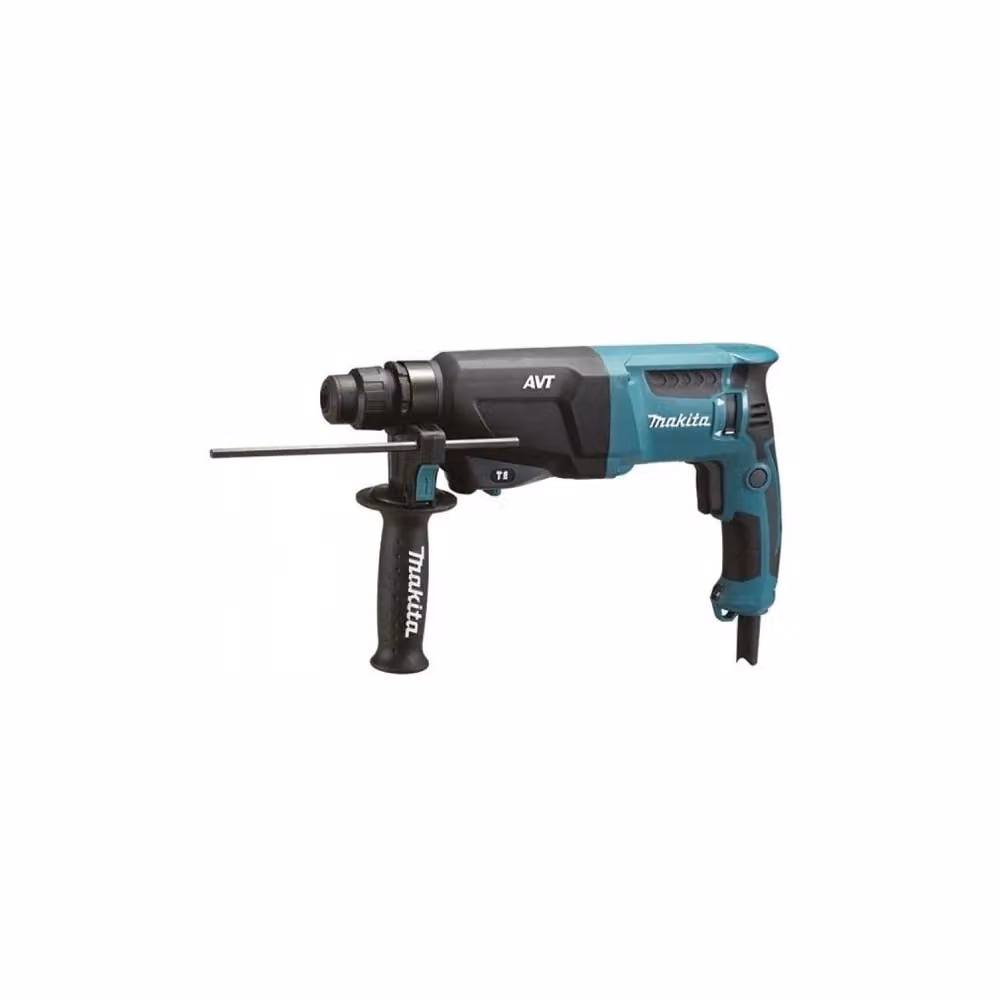 Trapano Martello Demolitore Tassellatore Makita HR2611F con 3 Funzioni, 800W, Nero – 2