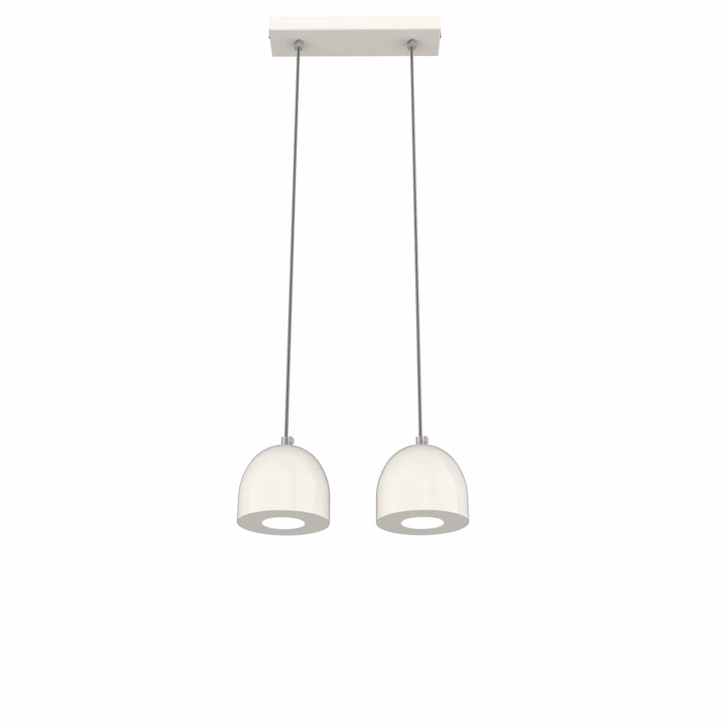 Lampada A Sospensione Campanella Linear X2 Monocolore Lucida