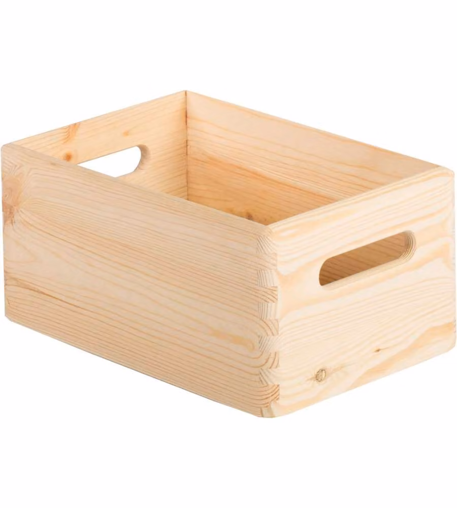 Astigarraga Cassetta in Legno di Pino - 30 x 20 x 14 cm