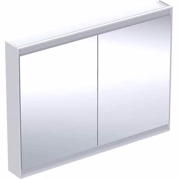 Geberit ONE armoire de toilette avec ComfortLight, 2 portes, montage en saillie, 120x90x15cm, 505.815.00.2, 505.815.00.2