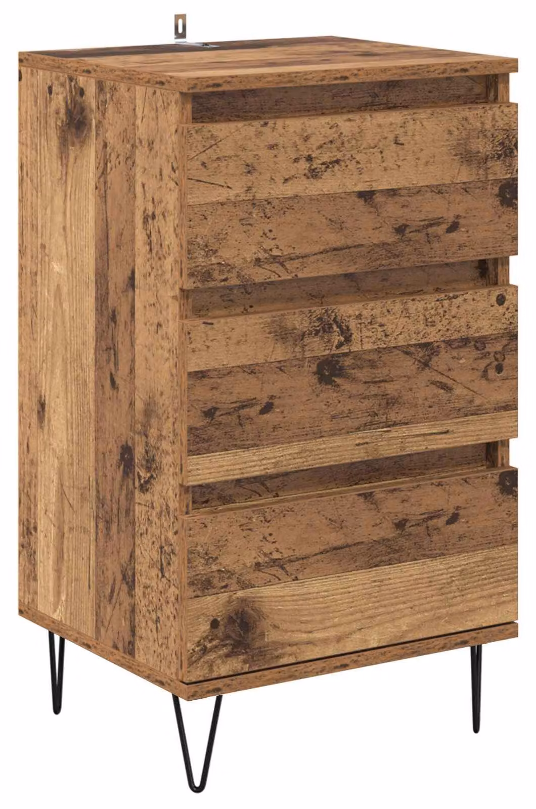 Credenza con cassetto Legno vecchio 40 x 35 x 70 cm