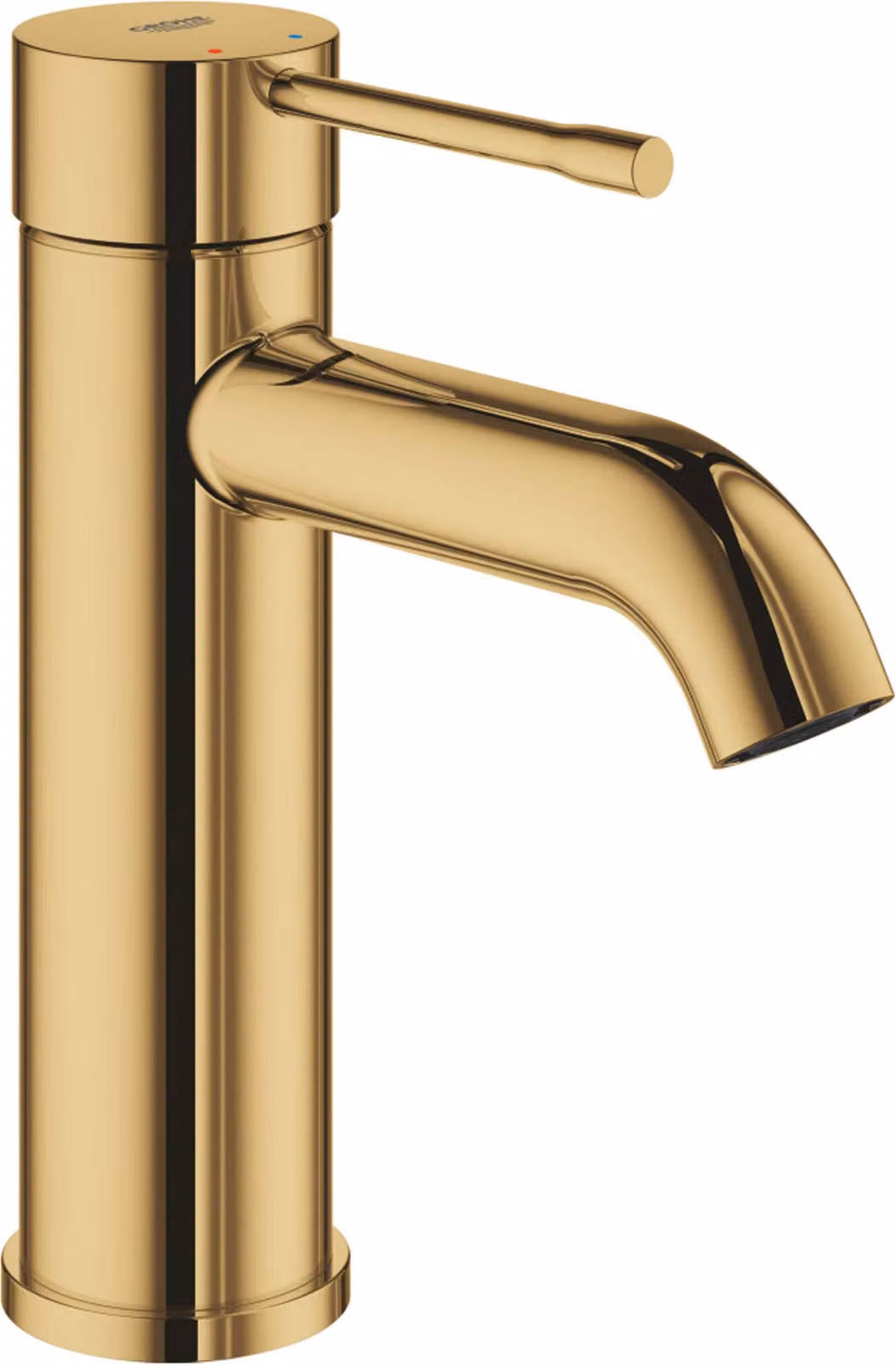 Grohe Essence Mitigeur monocommandé pour lavabo, S-Size, saillie 116mm, sans vidage, 24172GL1, 24172GL1