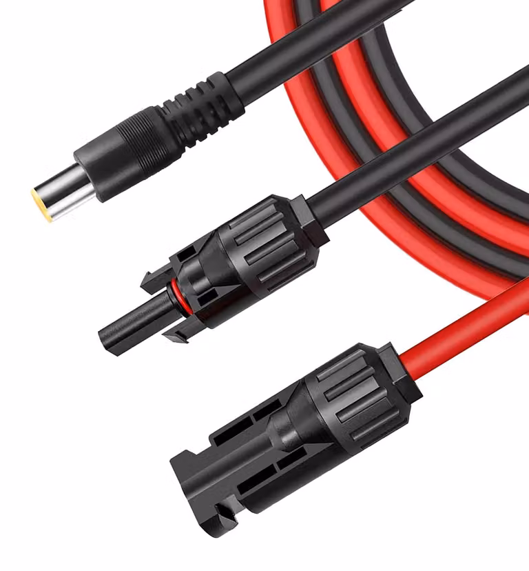 Adattatore da connettore solare DC7909 a cavo da 8 mm per pannelli solari e cavi di ricarica