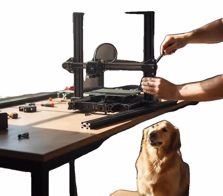 Profili in alluminio, design a fessura a T, compatibili con stampanti 3D e macchine CNC, colore nero