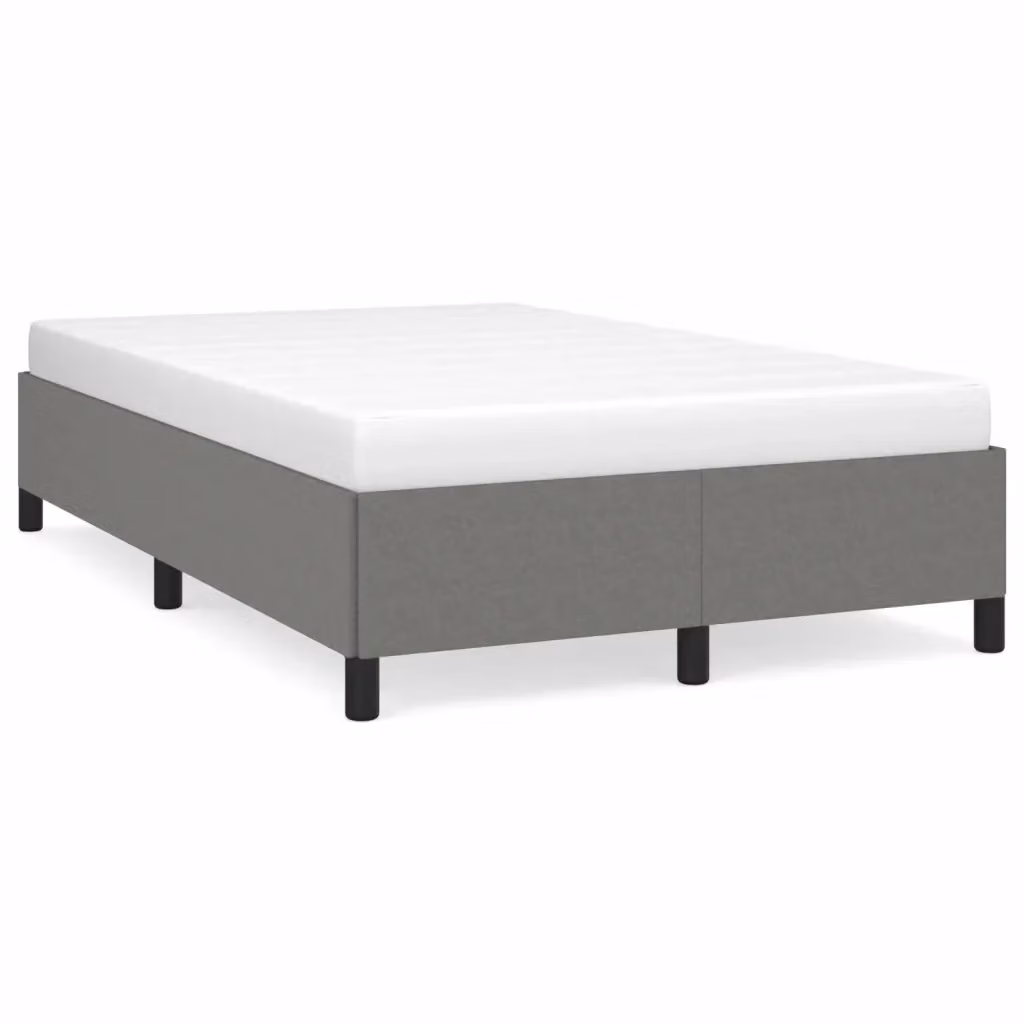 Struttura Letto Design Mania in Tessuto Grigio Scuro con Doghe in Legno L/P/H: 120 x 200 x 35 cm – 2