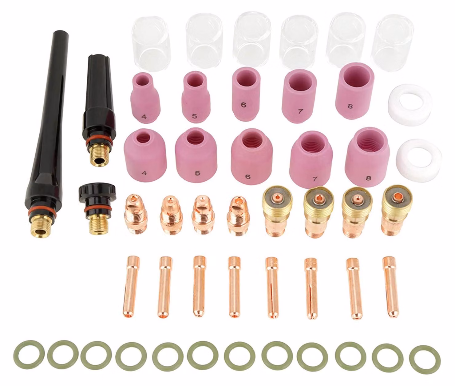 49 pezzi/set: accessori per saldatrice al plasma