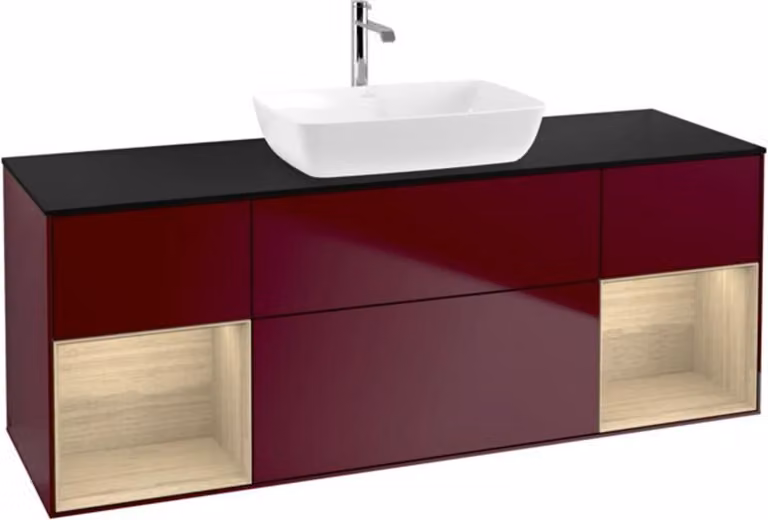 V&B vanity unit illuminazione a parete Finion 160 cm, piastra di copertura bla m, Reg Oa ven, Peo m